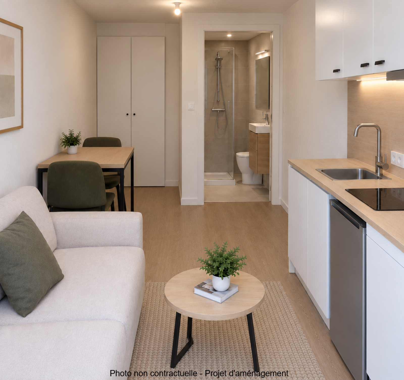 Appartement 1 pièce 24 m² · à Bourgoin Jallieu · 24 m² · 64 000 €